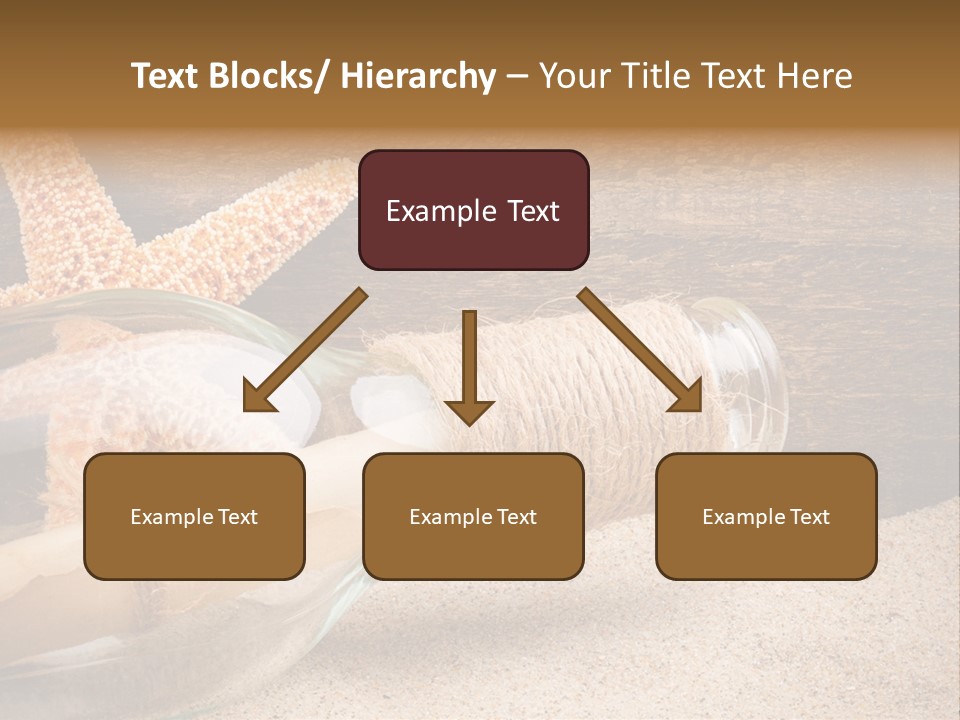 Macro Holidays Beach PowerPoint Template