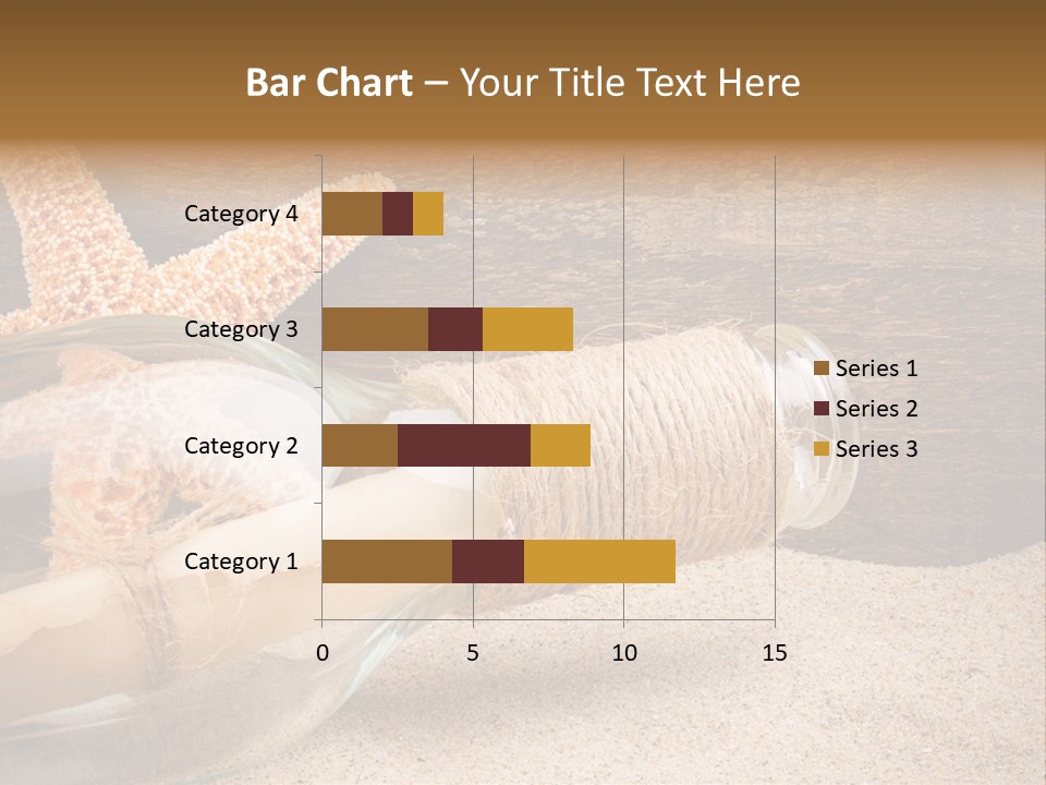 Macro Holidays Beach PowerPoint Template