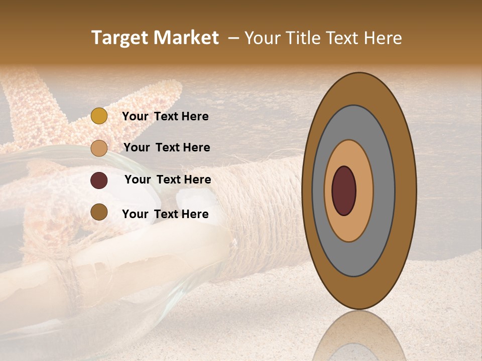 Macro Holidays Beach PowerPoint Template