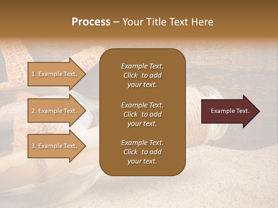 Macro Holidays Beach PowerPoint Template