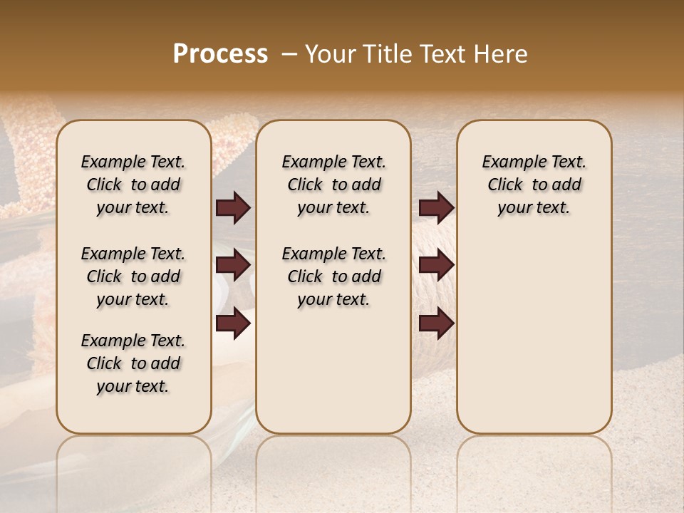 Macro Holidays Beach PowerPoint Template