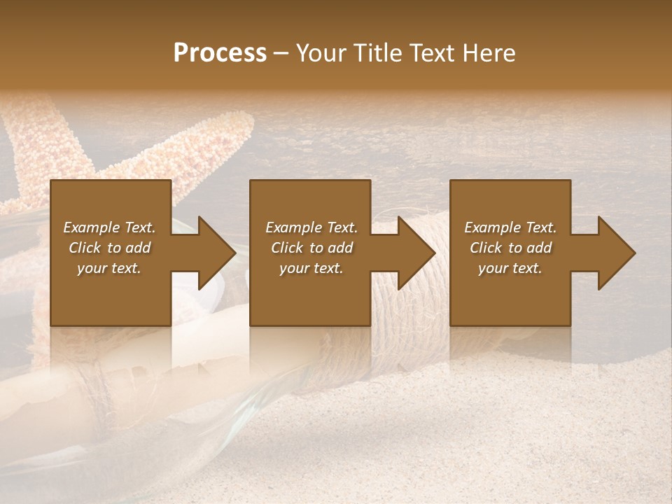 Macro Holidays Beach PowerPoint Template