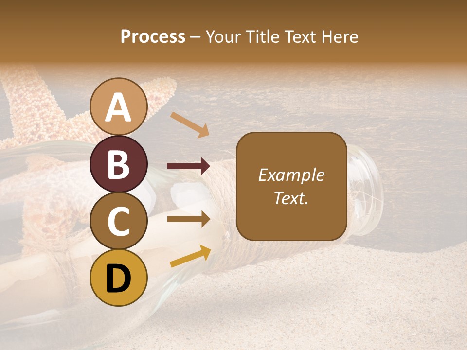 Macro Holidays Beach PowerPoint Template