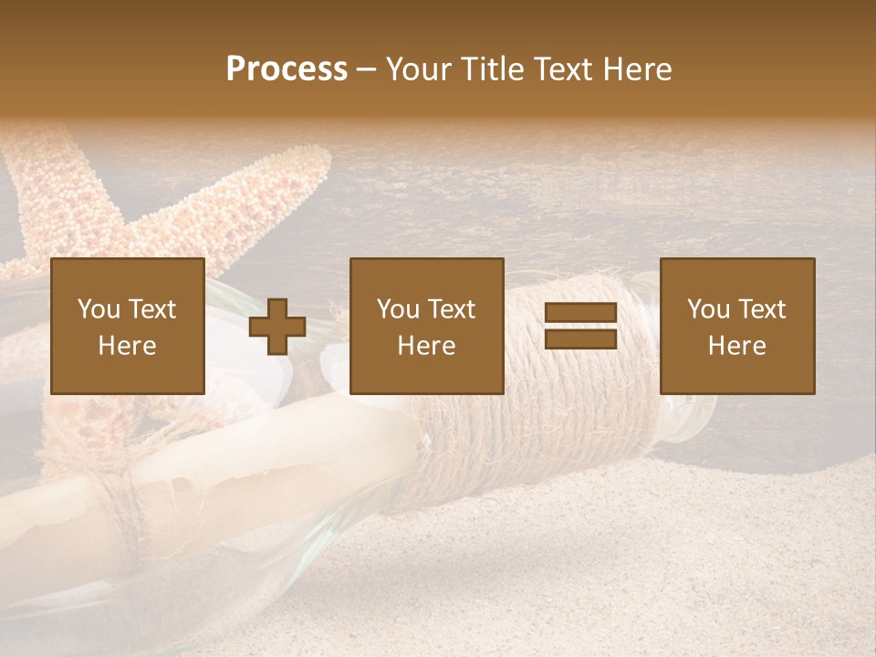 Macro Holidays Beach PowerPoint Template