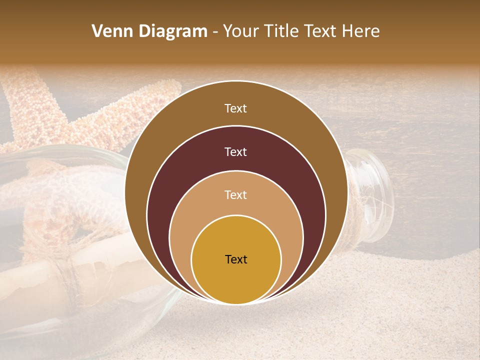 Macro Holidays Beach PowerPoint Template