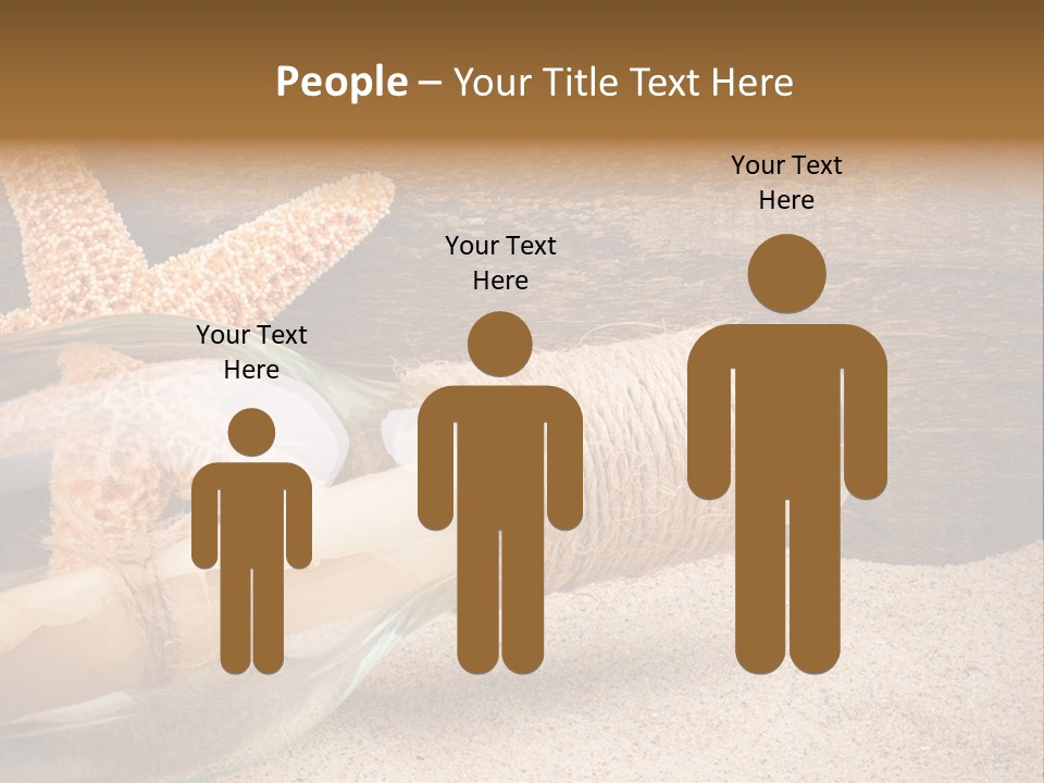 Macro Holidays Beach PowerPoint Template