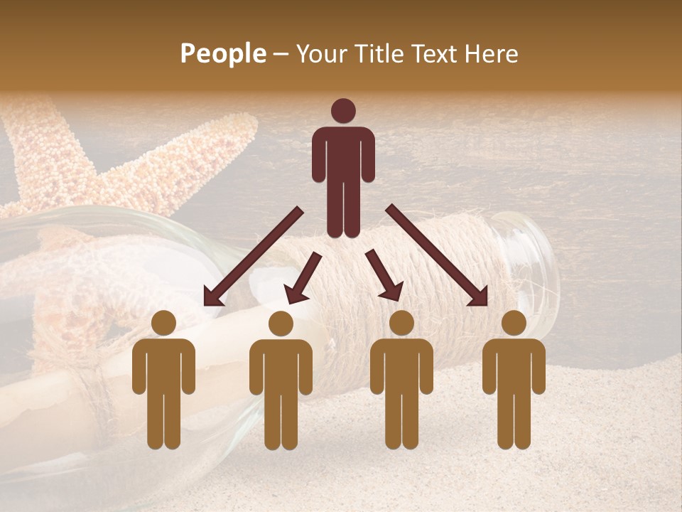 Macro Holidays Beach PowerPoint Template