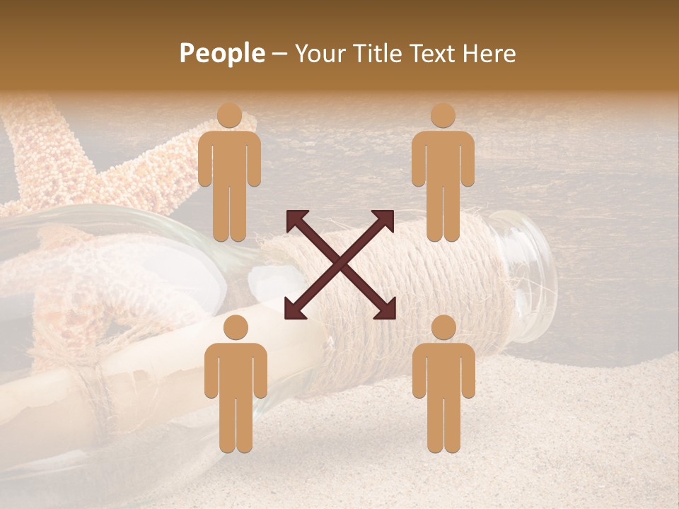 Macro Holidays Beach PowerPoint Template