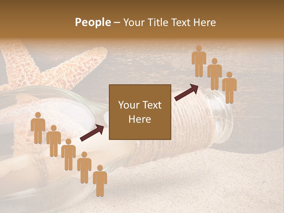 Macro Holidays Beach PowerPoint Template