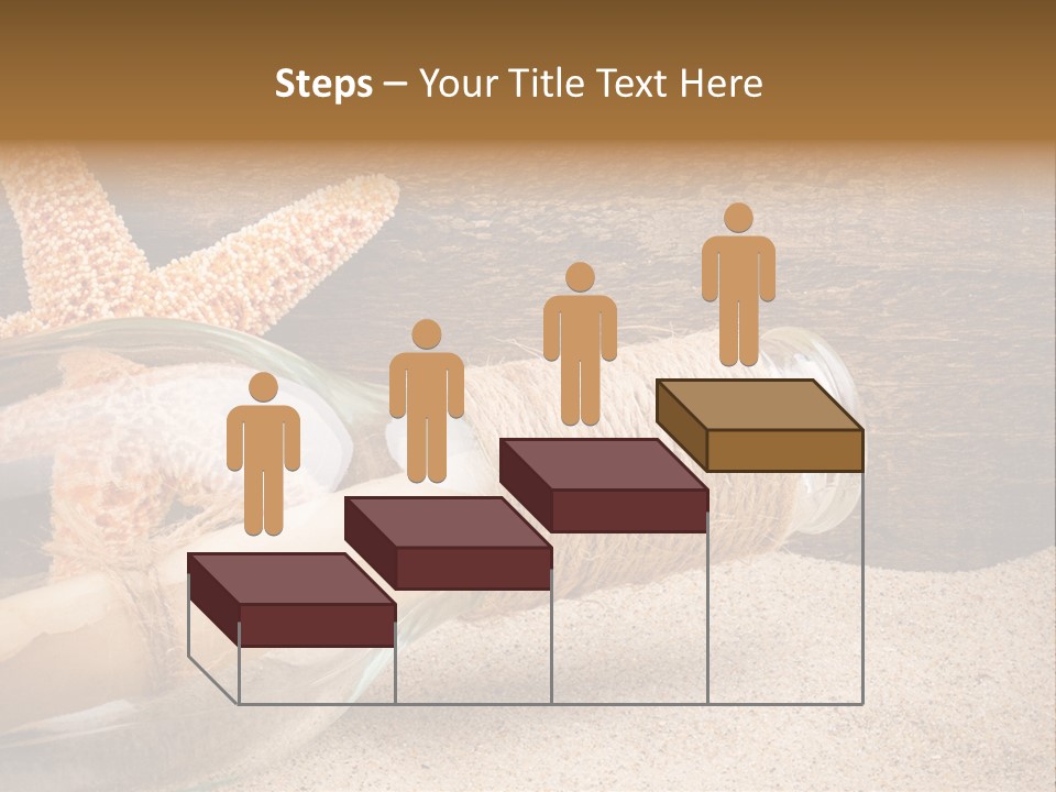 Macro Holidays Beach PowerPoint Template