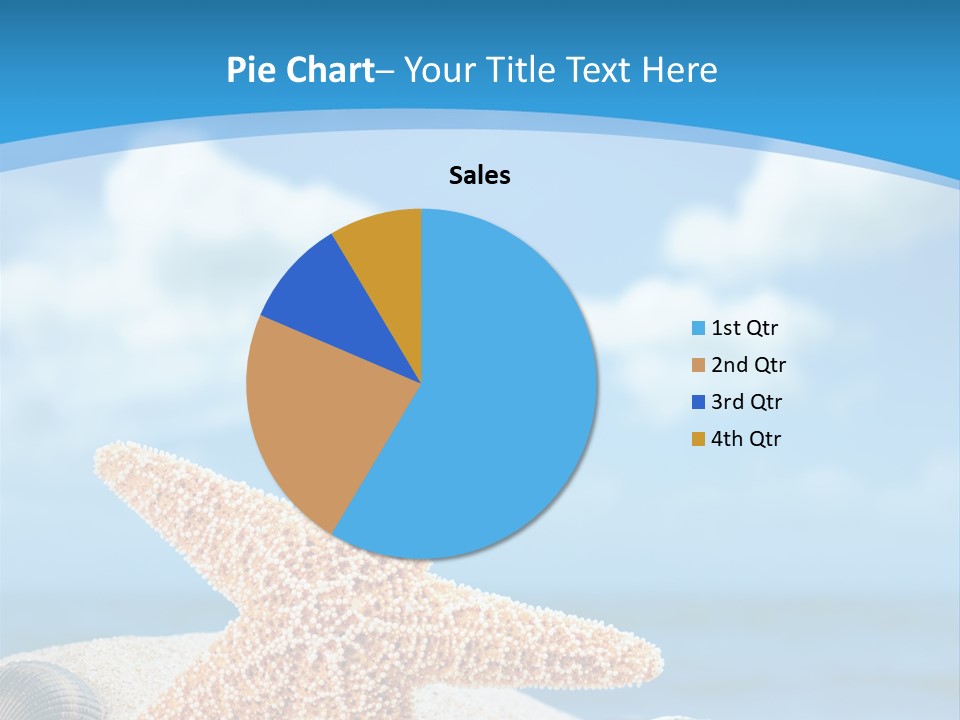 Sky Coastline Yellow PowerPoint Template