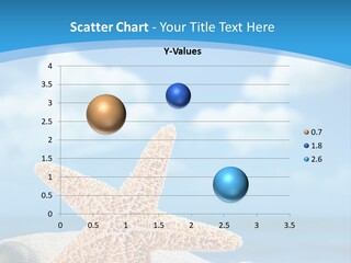 Sky Coastline Yellow PowerPoint Template