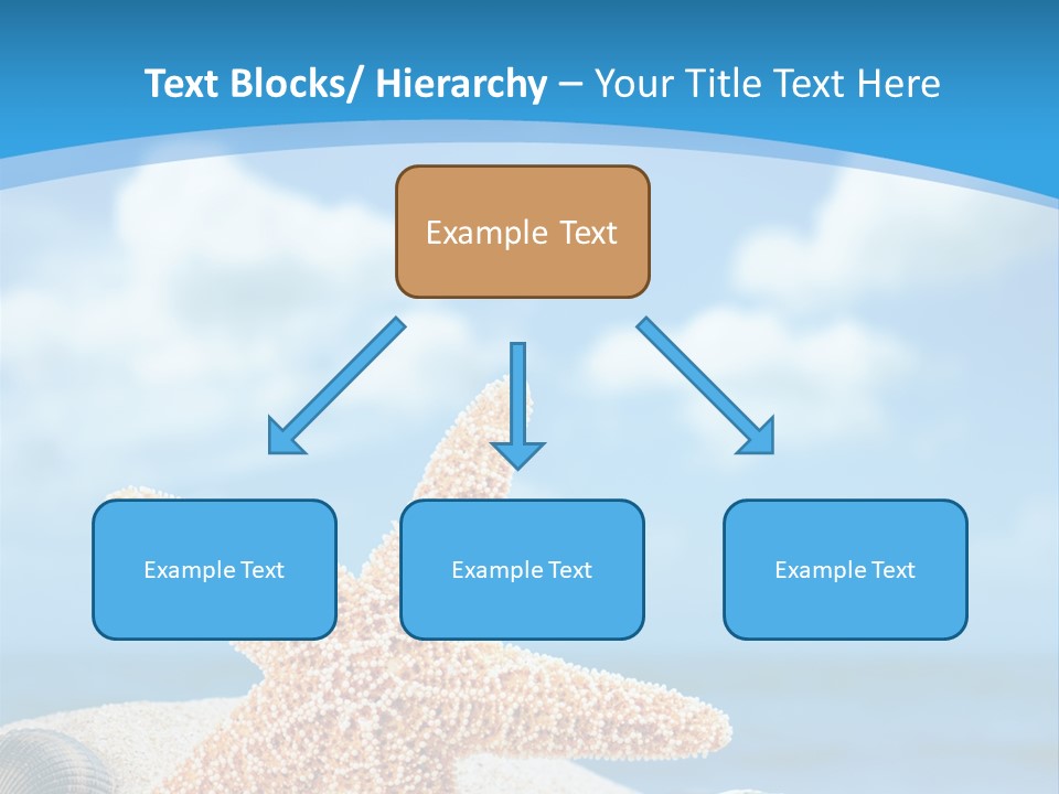 Sky Coastline Yellow PowerPoint Template