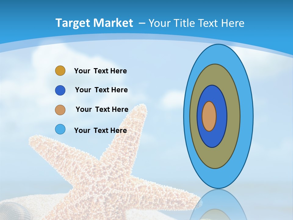 Sky Coastline Yellow PowerPoint Template