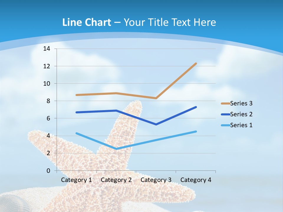 Sky Coastline Yellow PowerPoint Template