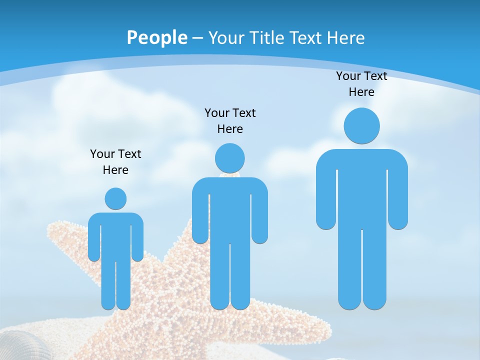 Sky Coastline Yellow PowerPoint Template