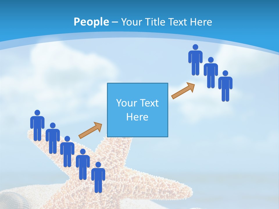 Sky Coastline Yellow PowerPoint Template