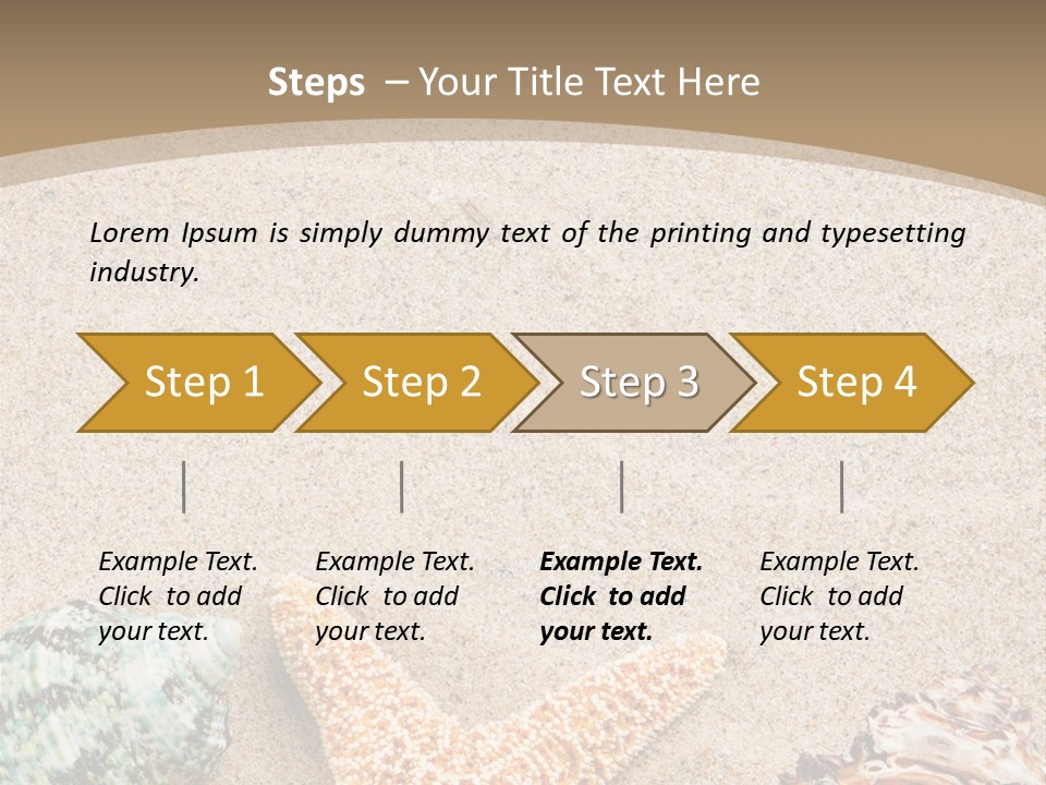 Copy Space Scenic Resort PowerPoint Template