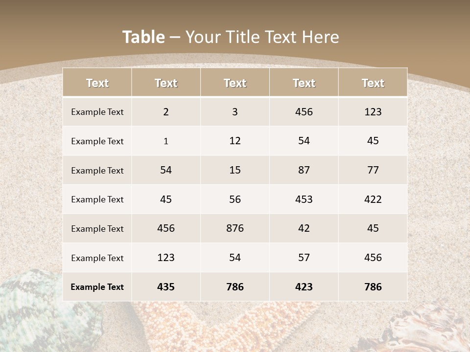 Copy Space Scenic Resort PowerPoint Template