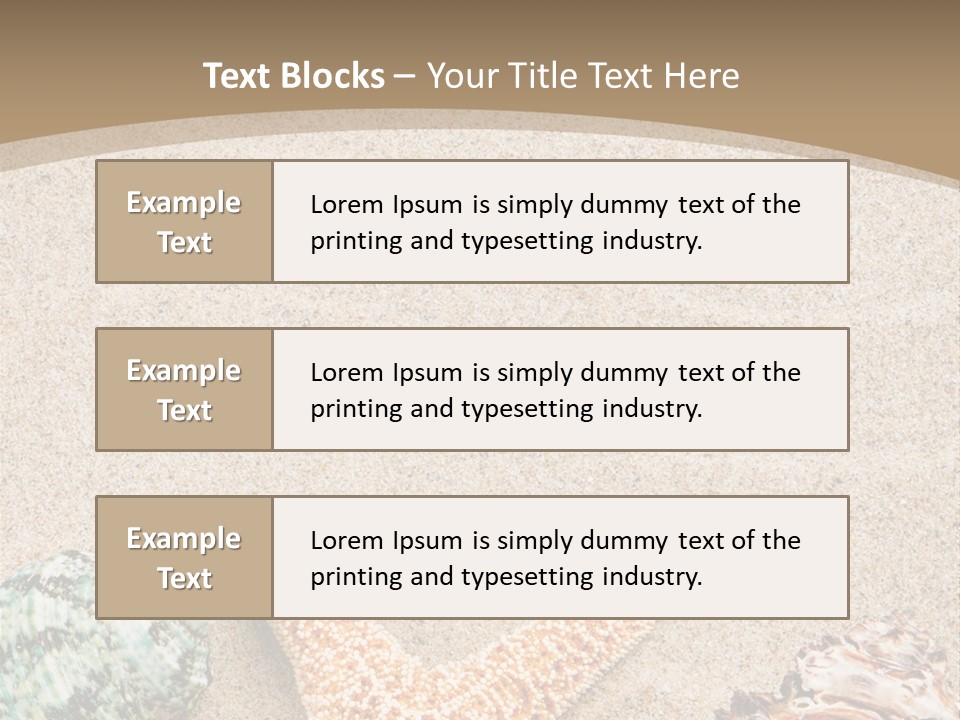 Copy Space Scenic Resort PowerPoint Template