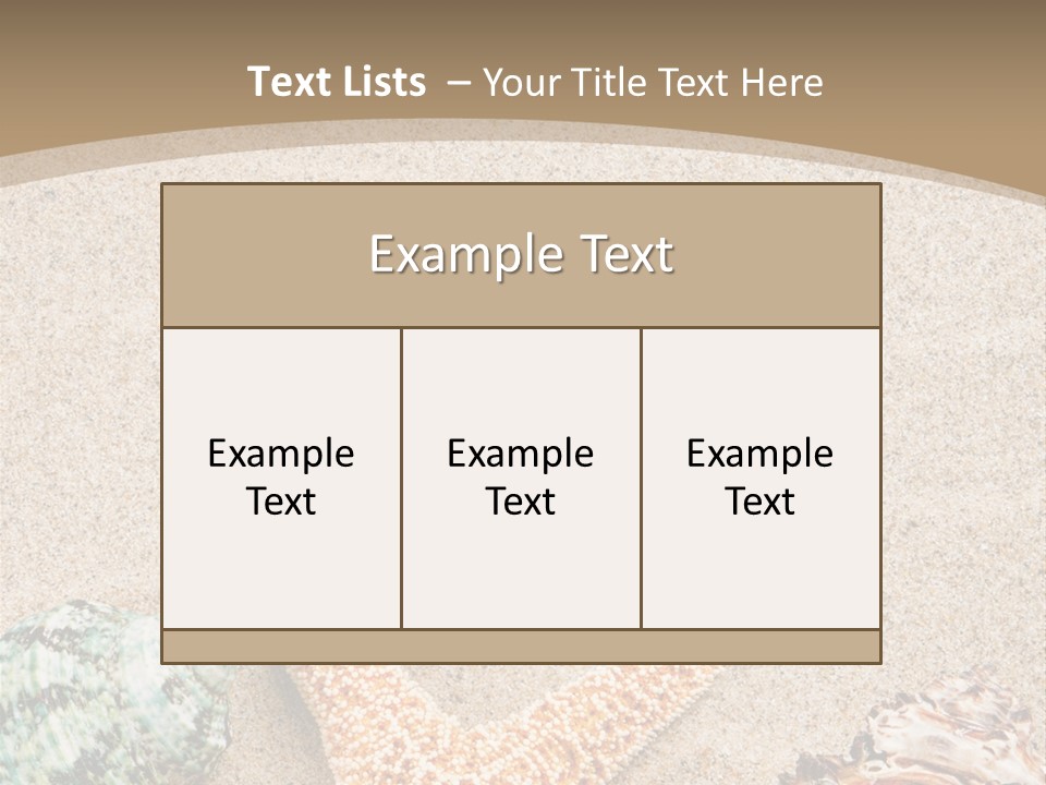 Copy Space Scenic Resort PowerPoint Template