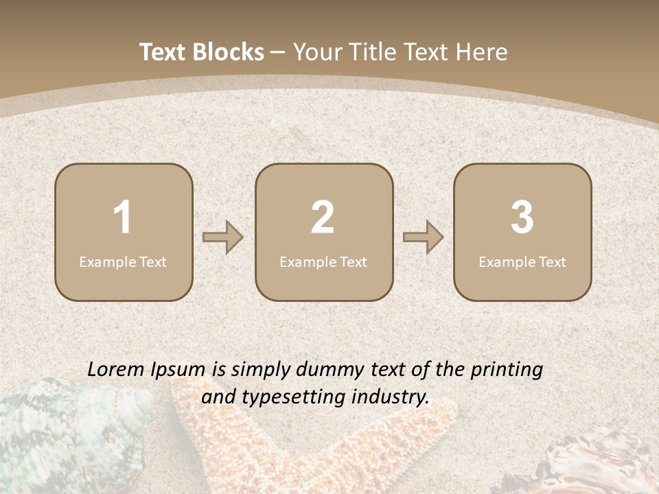 Copy Space Scenic Resort PowerPoint Template