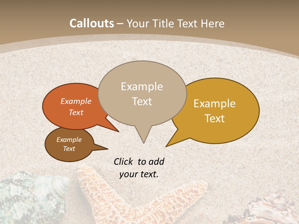 Copy Space Scenic Resort PowerPoint Template