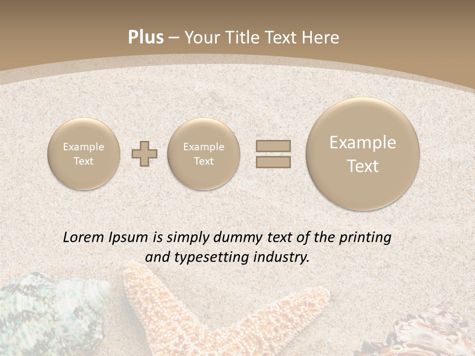 Copy Space Scenic Resort PowerPoint Template