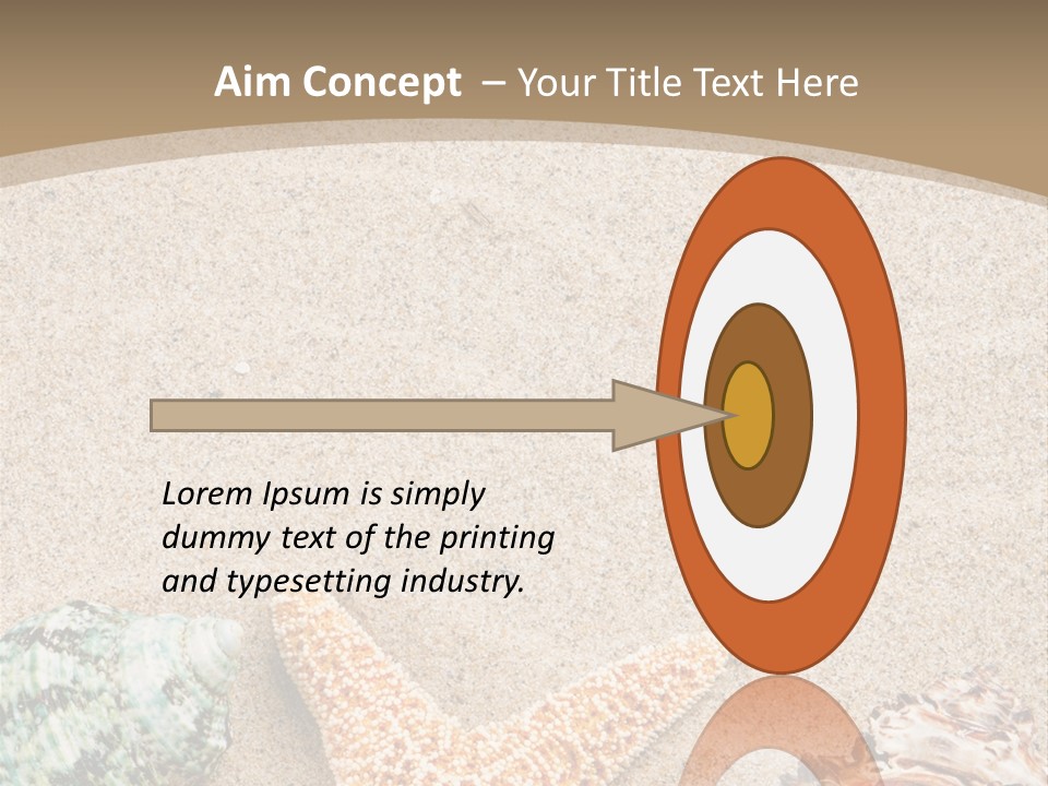 Copy Space Scenic Resort PowerPoint Template