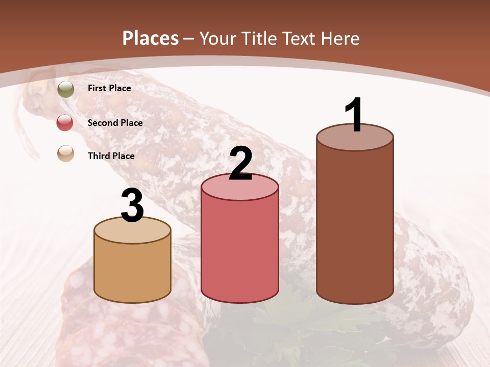 Pork Salami Appetizer PowerPoint Template