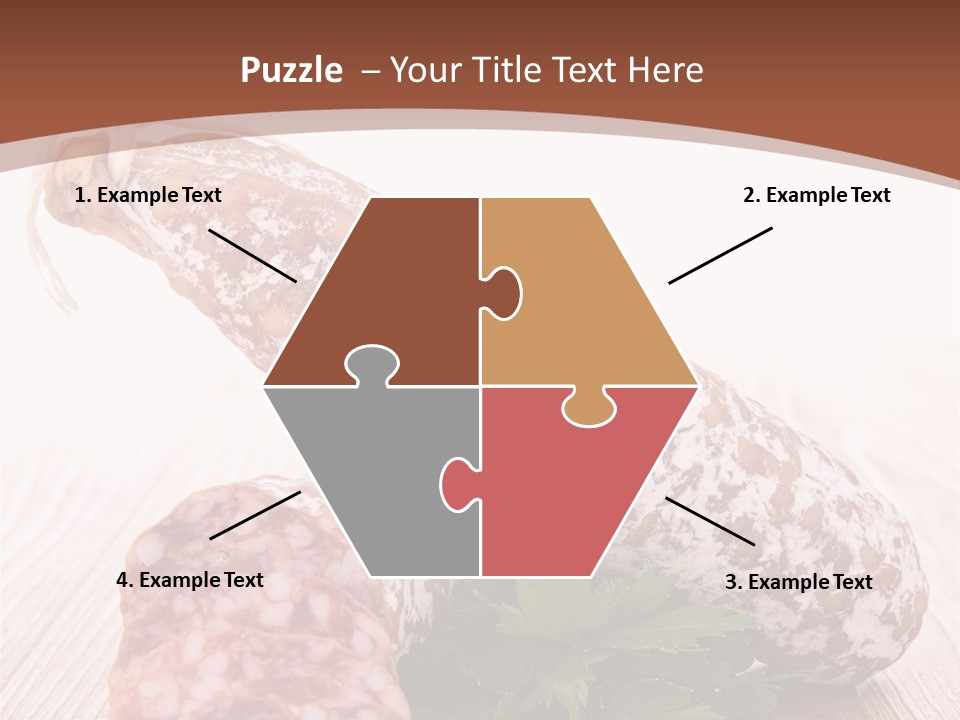 Pork Salami Appetizer PowerPoint Template