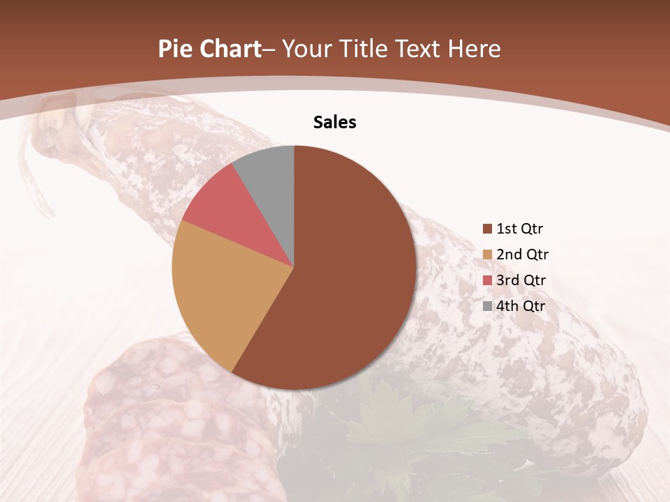 Pork Salami Appetizer PowerPoint Template