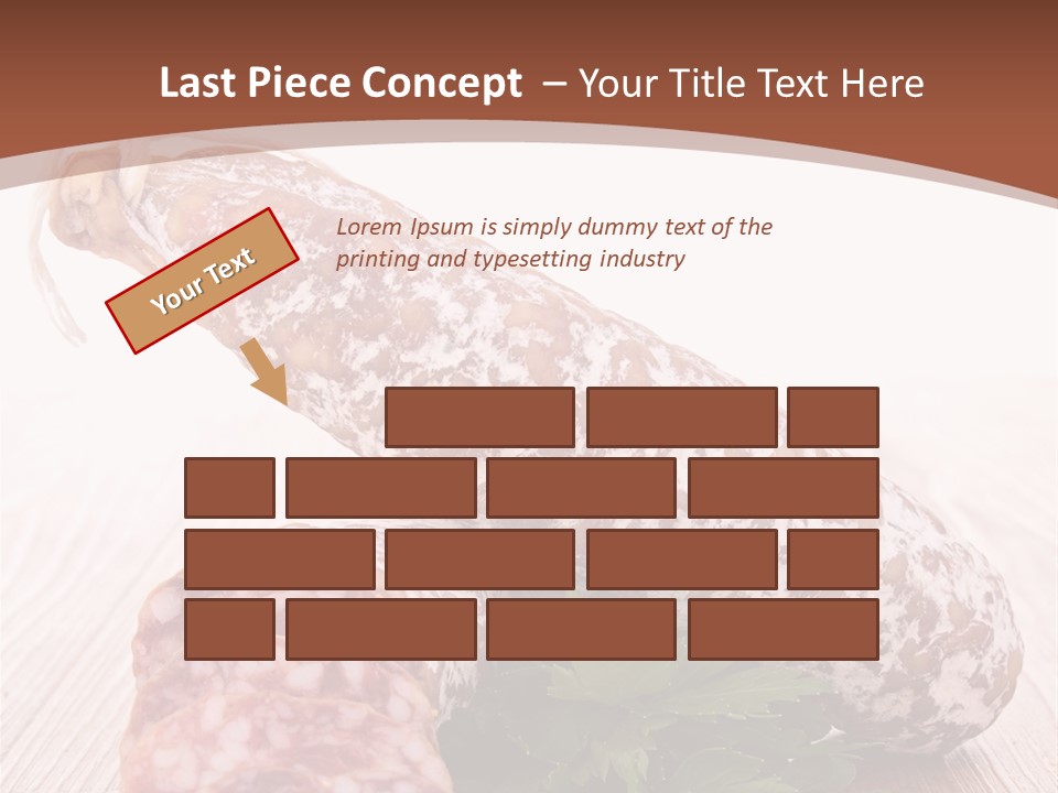 Pork Salami Appetizer PowerPoint Template