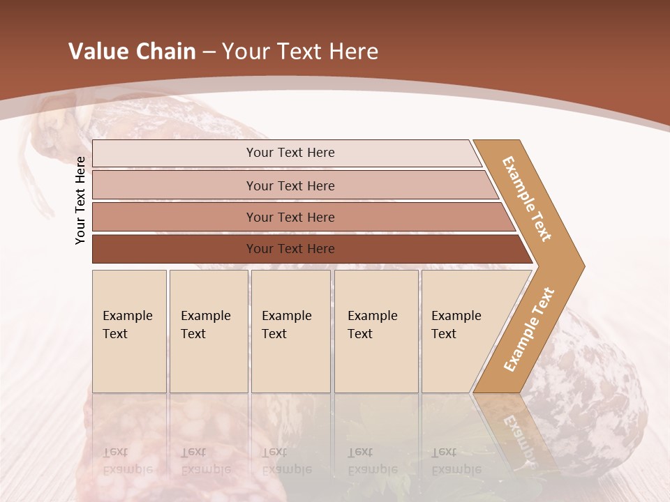 Pork Salami Appetizer PowerPoint Template