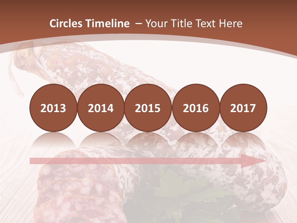 Pork Salami Appetizer PowerPoint Template