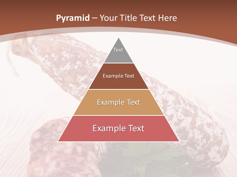 Pork Salami Appetizer PowerPoint Template