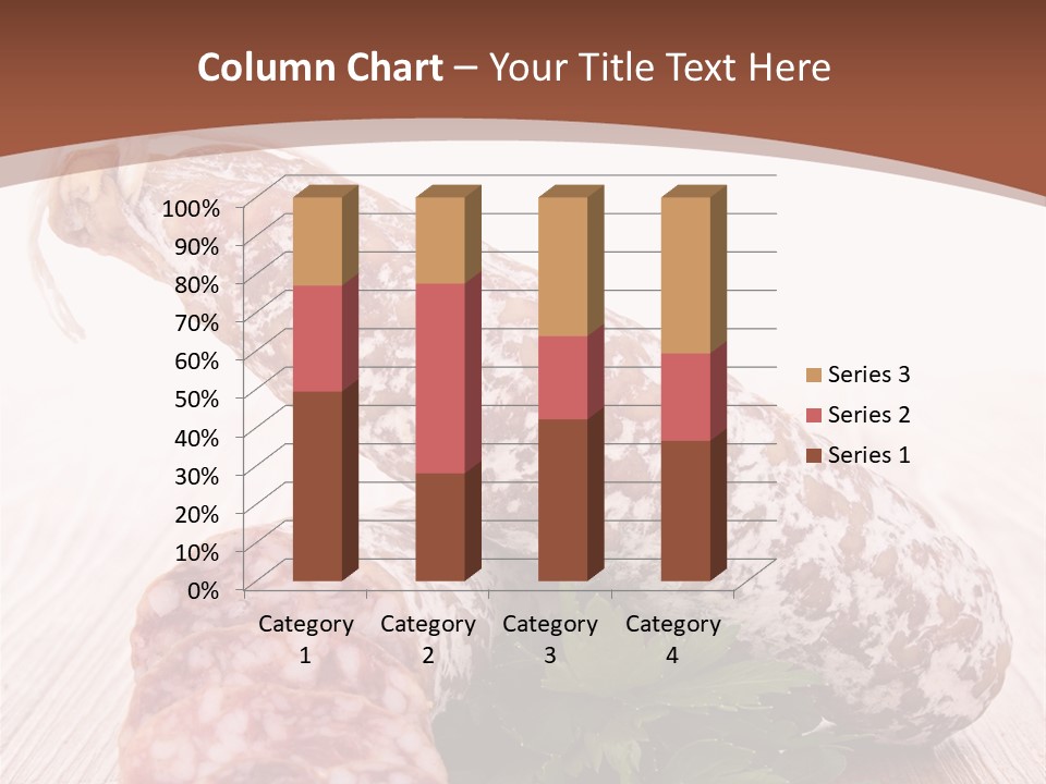 Pork Salami Appetizer PowerPoint Template
