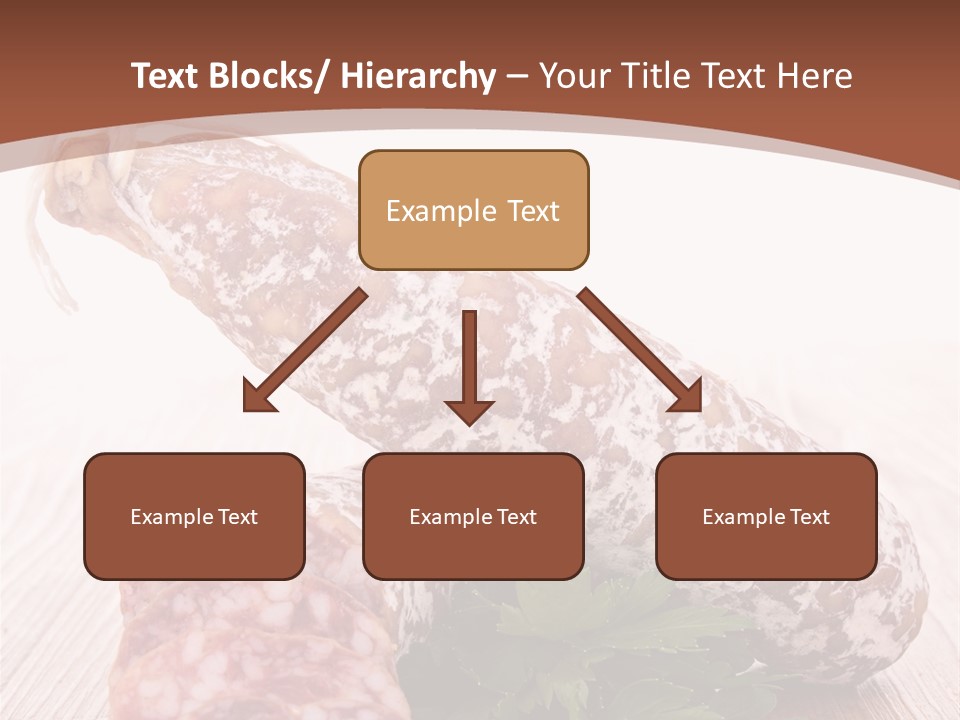 Pork Salami Appetizer PowerPoint Template