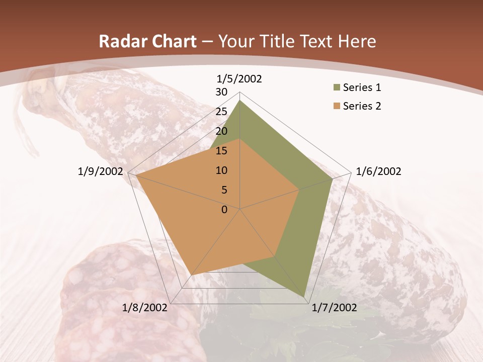 Pork Salami Appetizer PowerPoint Template