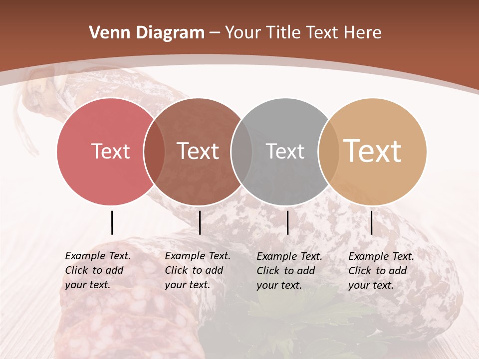 Pork Salami Appetizer PowerPoint Template