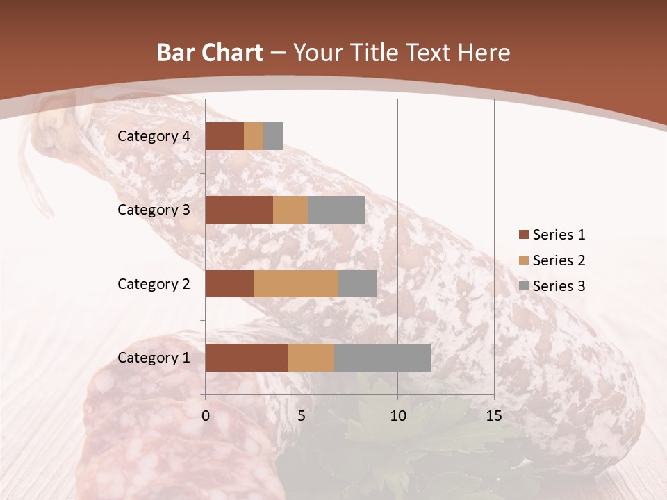 Pork Salami Appetizer PowerPoint Template