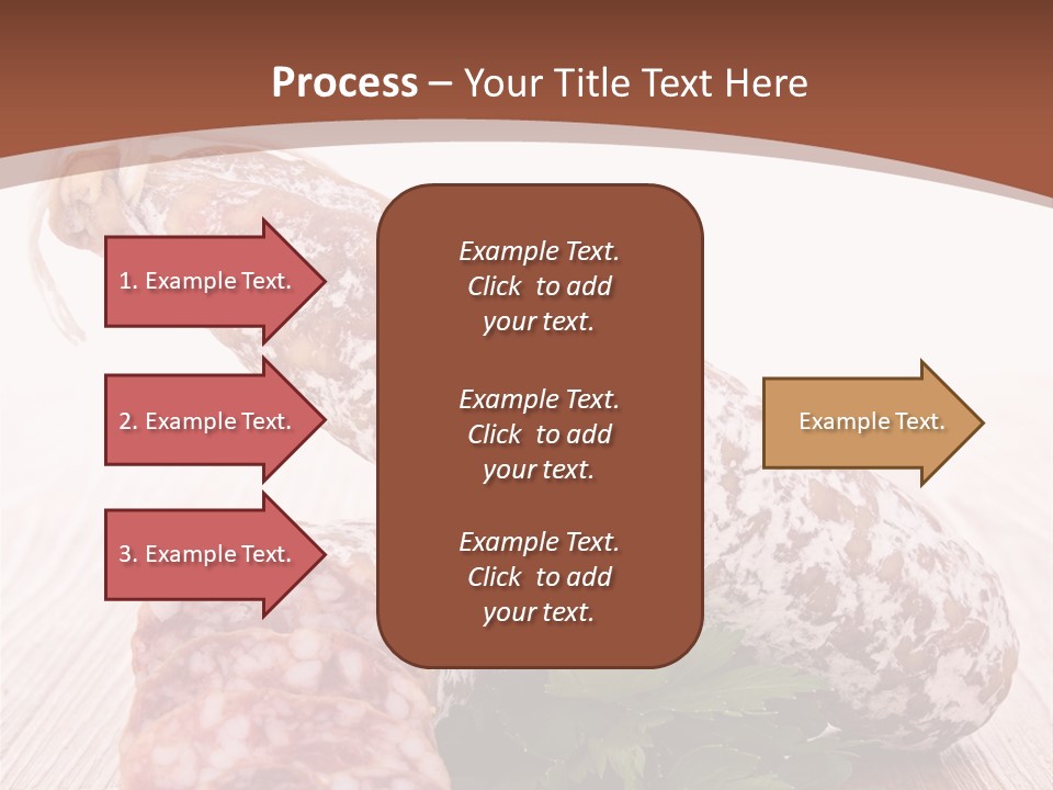 Pork Salami Appetizer PowerPoint Template