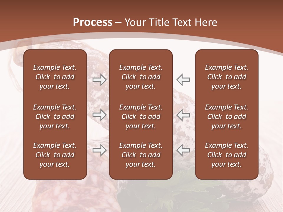Pork Salami Appetizer PowerPoint Template