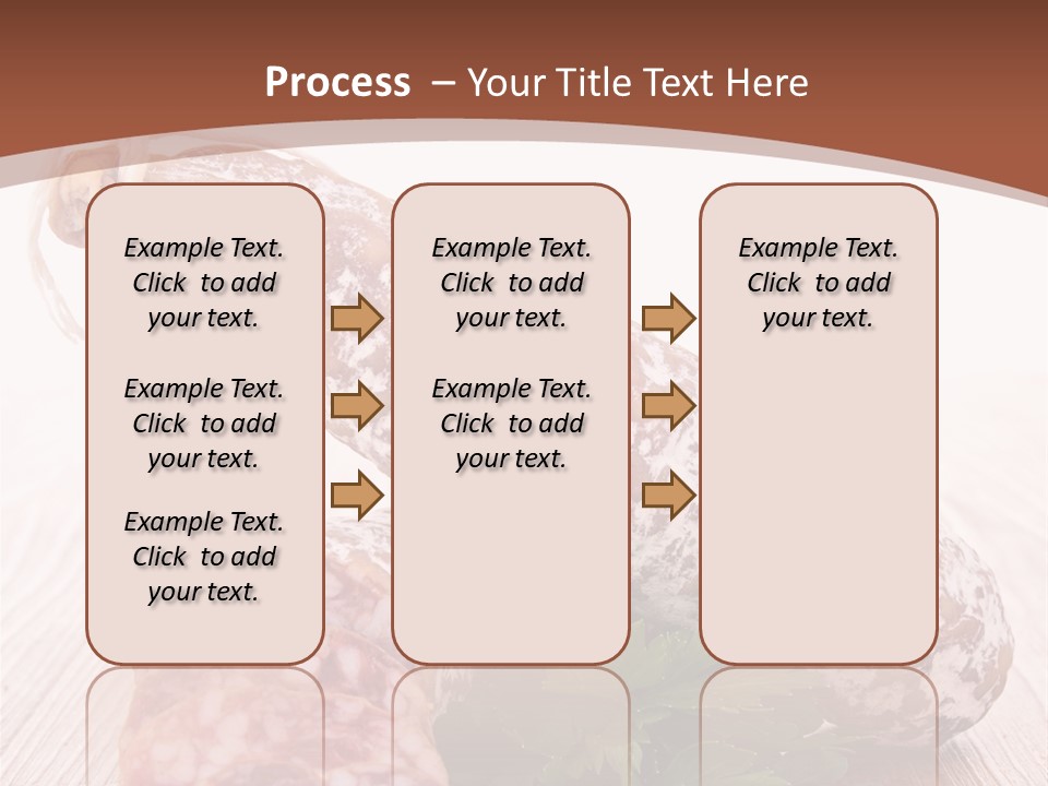 Pork Salami Appetizer PowerPoint Template