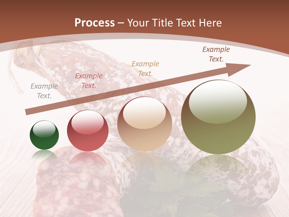 Pork Salami Appetizer PowerPoint Template
