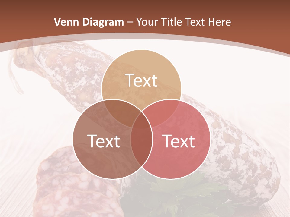Pork Salami Appetizer PowerPoint Template