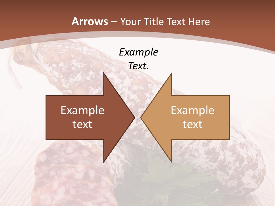 Pork Salami Appetizer PowerPoint Template