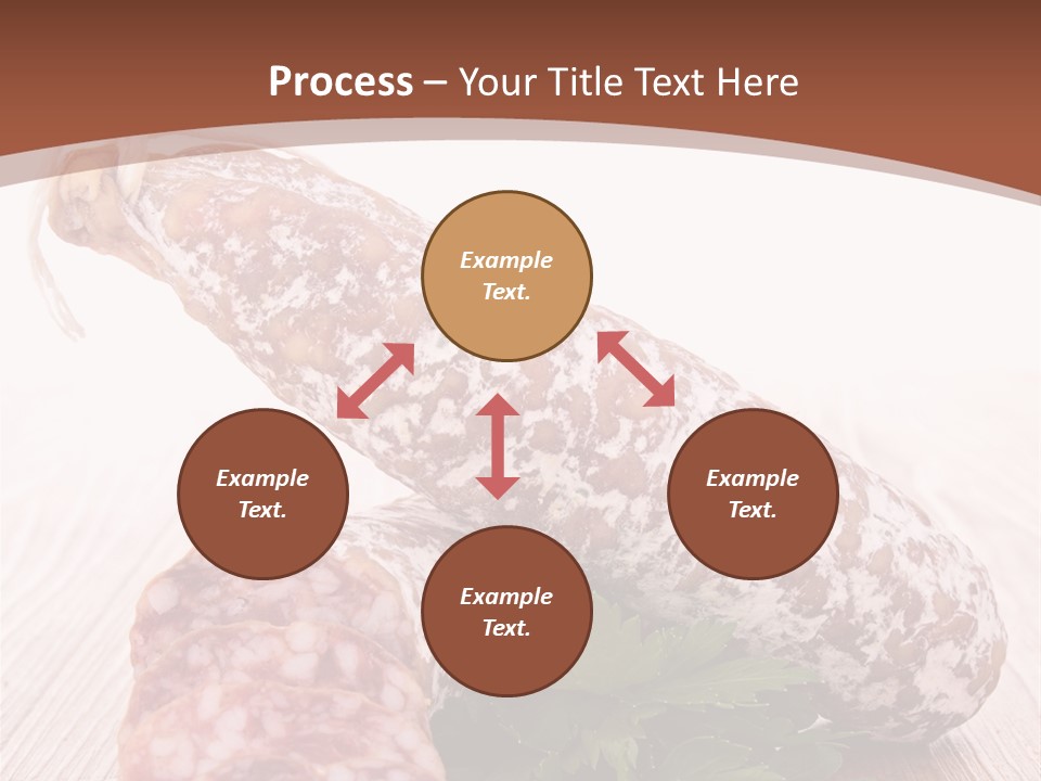 Pork Salami Appetizer PowerPoint Template