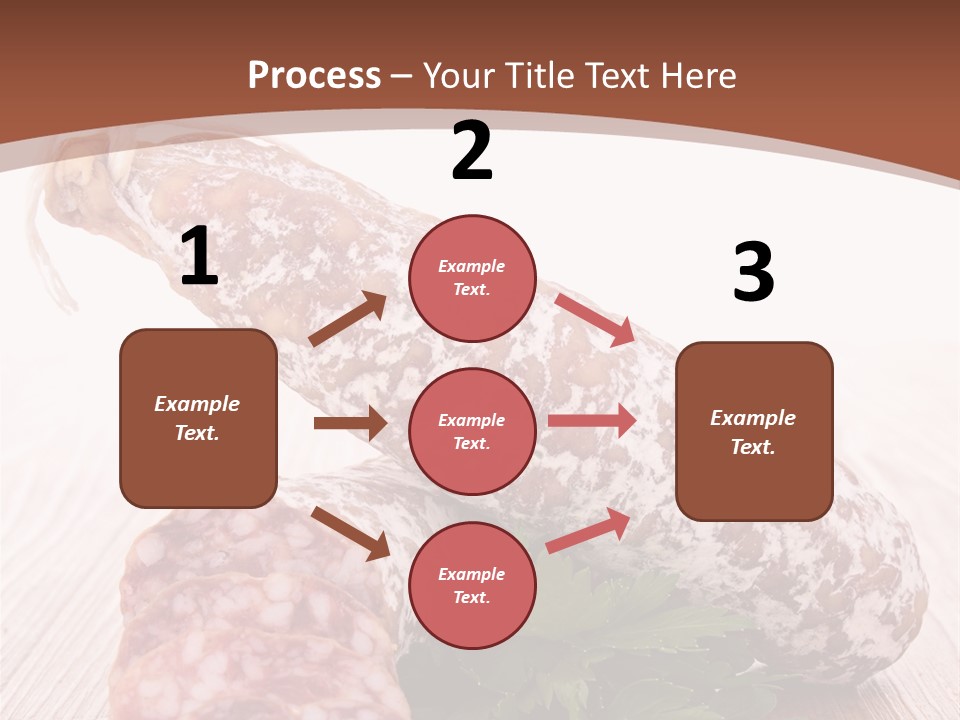 Pork Salami Appetizer PowerPoint Template