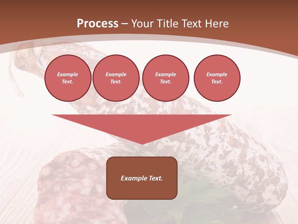Pork Salami Appetizer PowerPoint Template